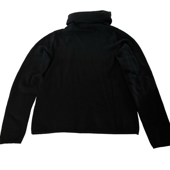 JOSEPH CASHMERE BLEND FITTED TURTLENECK SWEATER SIZE MED - Picture 2 of 10